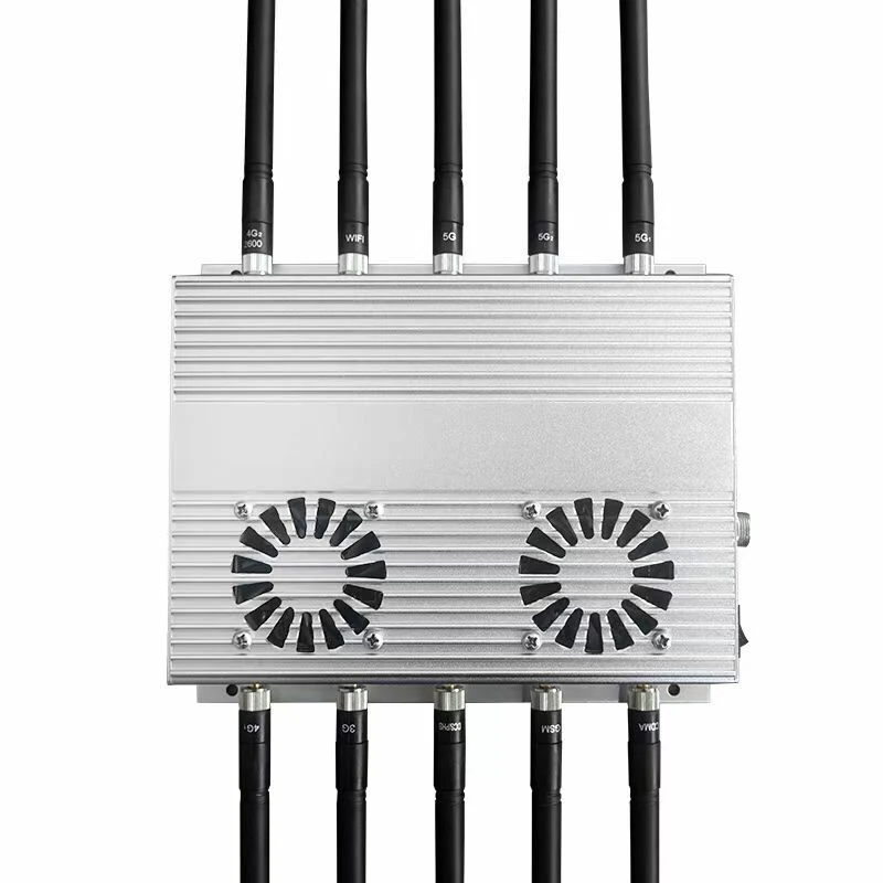 10 Antanna Bands Signal Jammer Desktop GSM CDMA LTE 2g+3G+4G+5g+GPS WiFi Jammer