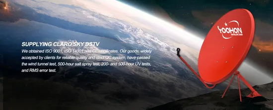 75cm High Gain Outdoor Offset Satellite Dish Antenna with SGS Certificate